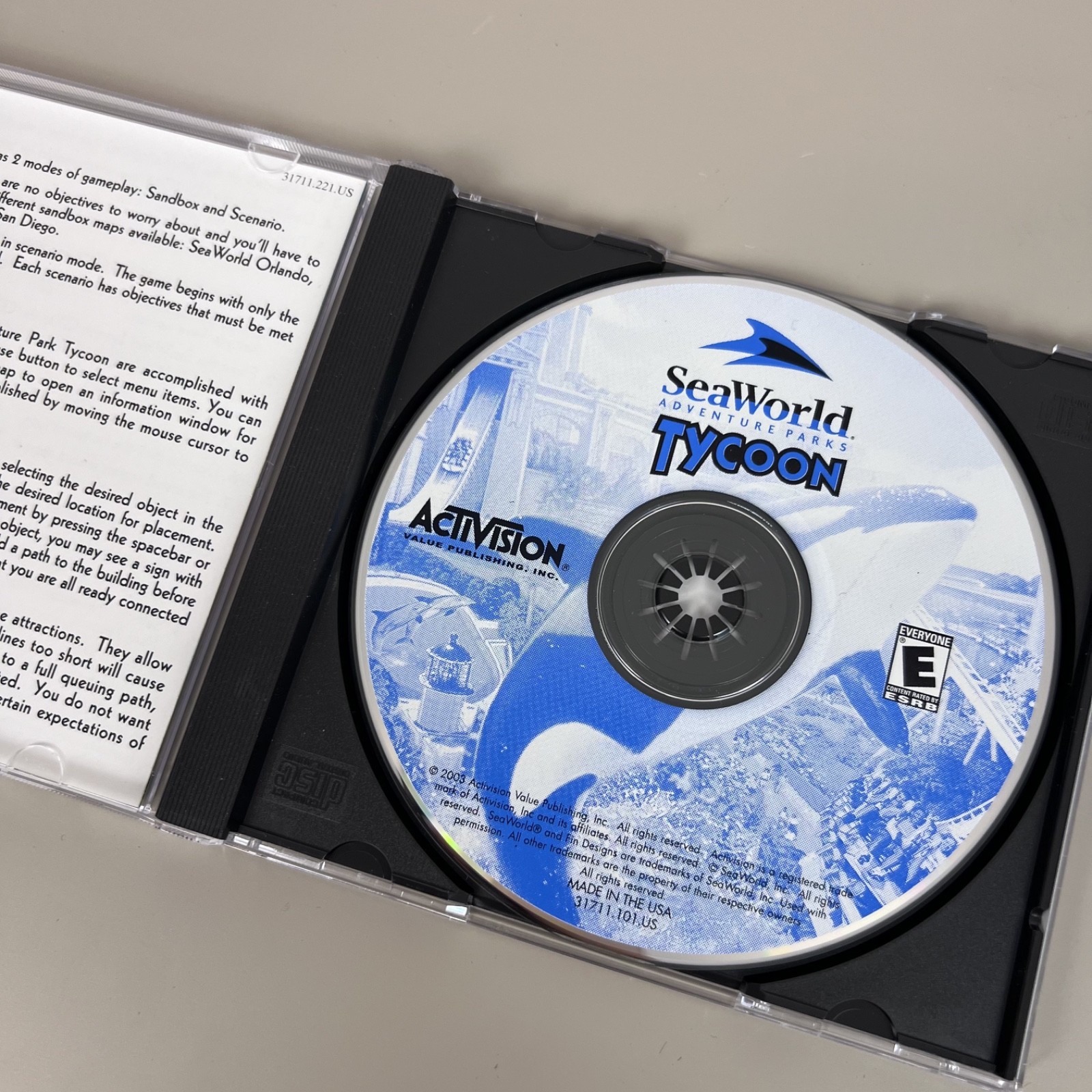 SeaWorld Adventure Parks Tycoon Game PC, Activision, Simulation, E-Everyone