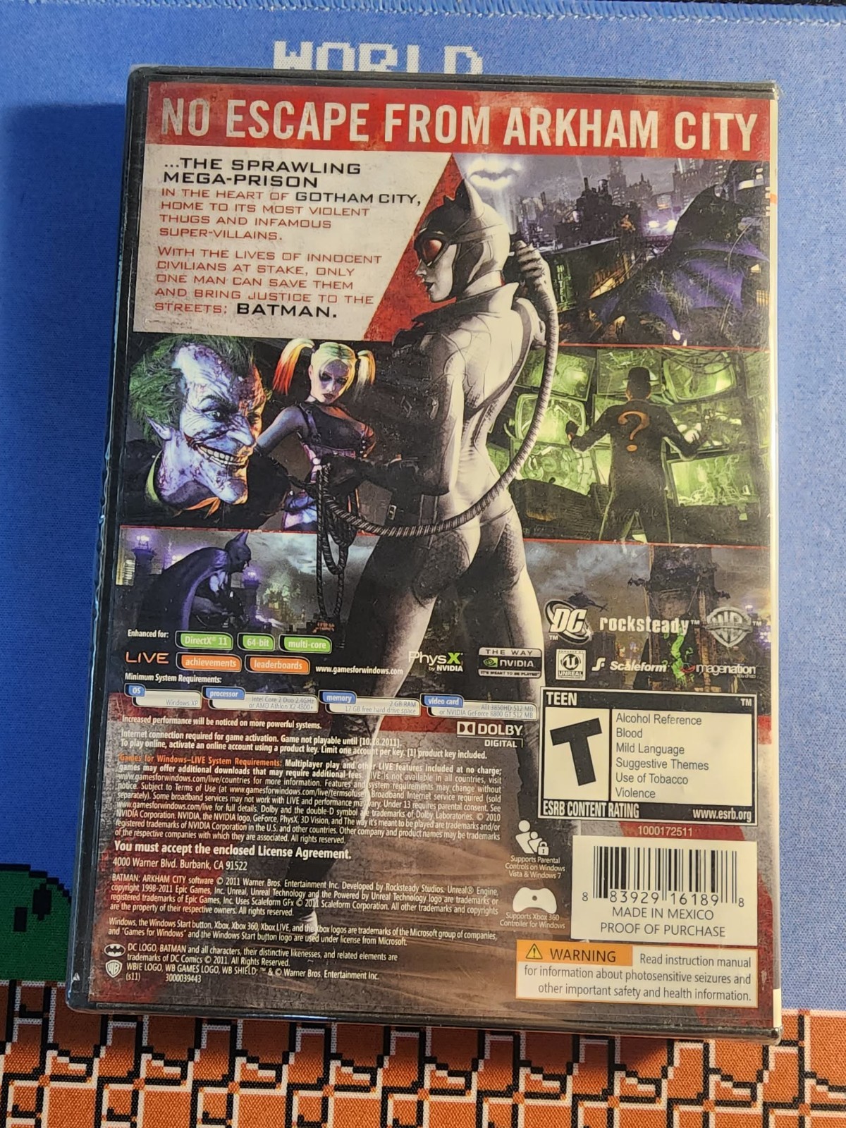 Batman: Arkham City (PC, DVD, 2013) Brand New / Fast Shipping