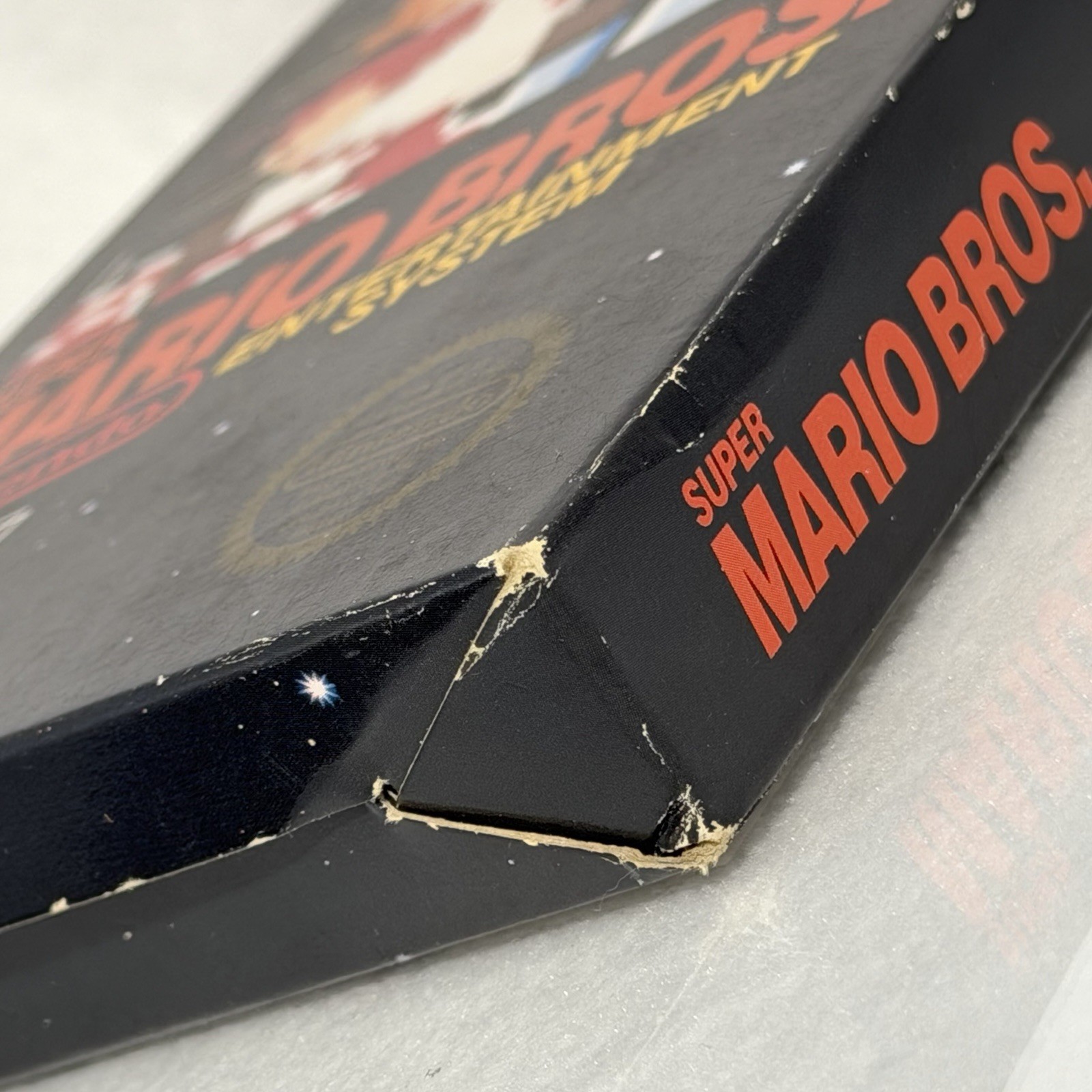 Super Mario Bros 1⭐️NICE 5 Screw Hangtab Complete CIB⭐️Nintendo NES Original USA