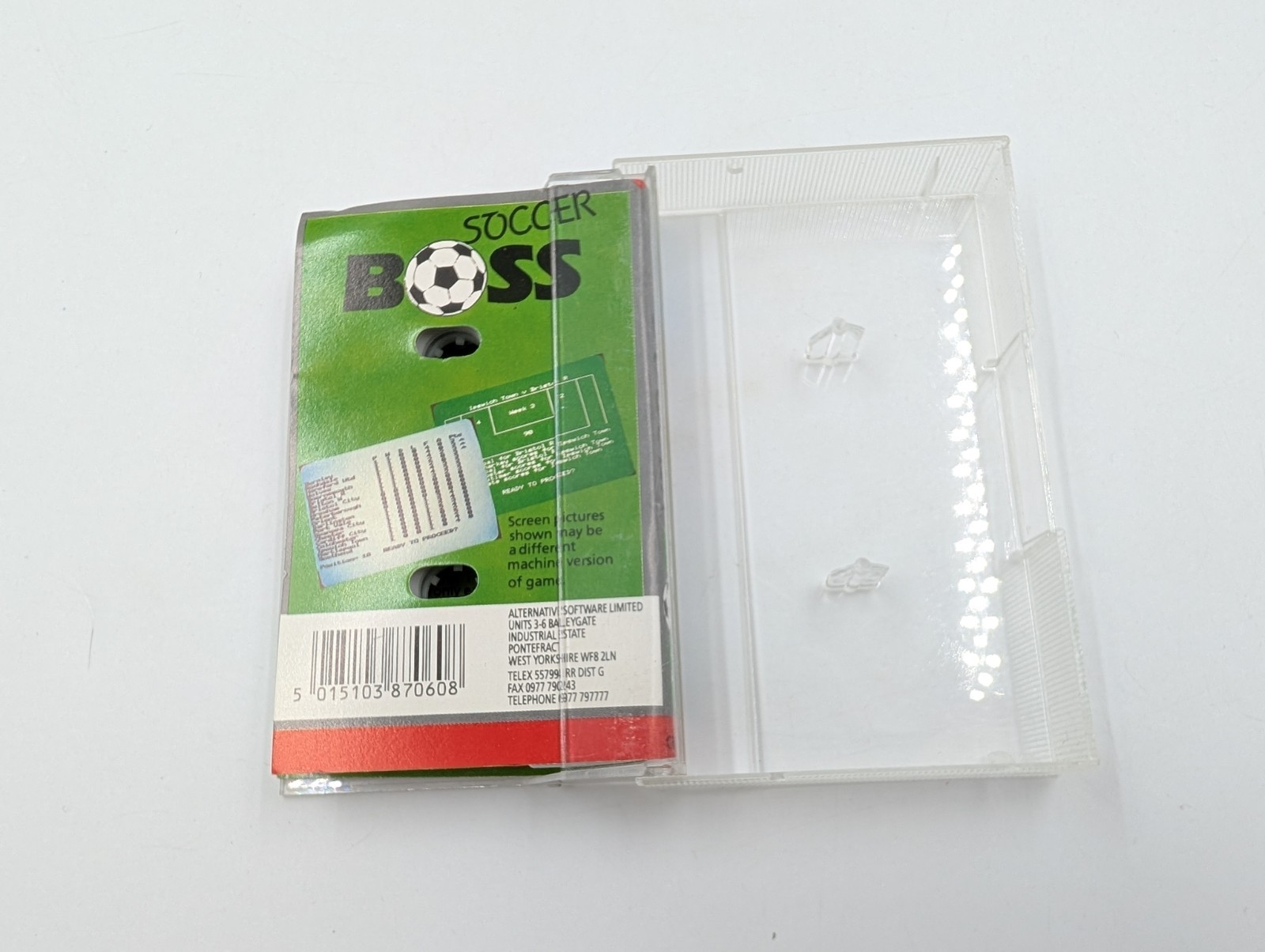 Soccer Boss Cassette (Commodore 64) (260142)