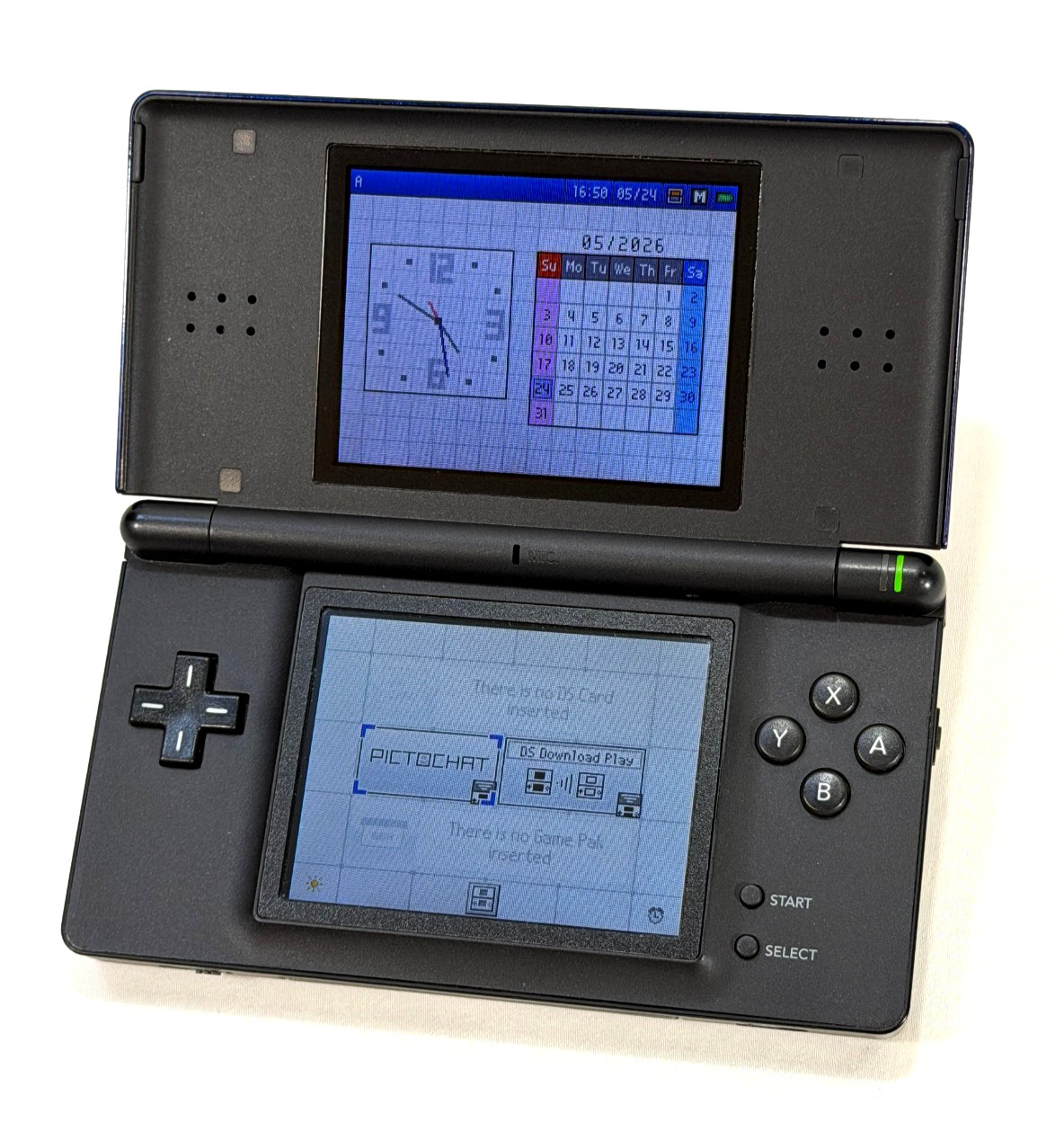 Nintendo DS Lite Handheld System Cobalt/Black USG-001 CIB *Complete in Box*