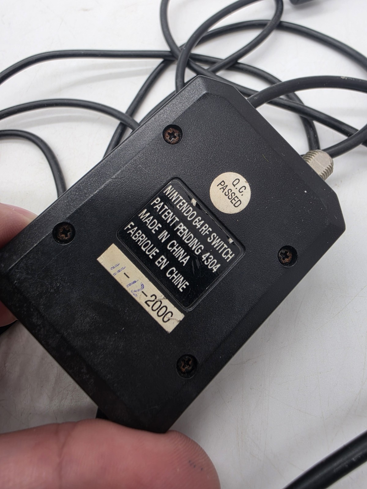 RF Unit Adapter for Nintendo 64 console system N64 Oem Authentic Official Tested