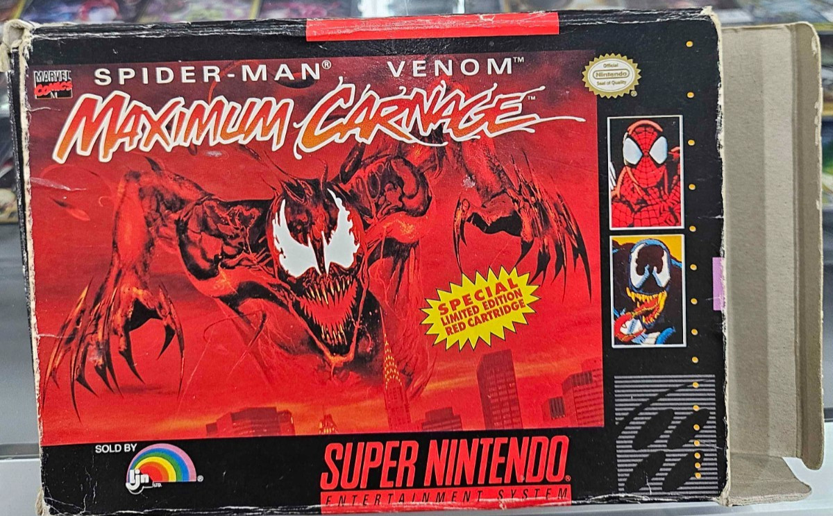 Maximum Carnage (Super Nintendo Entertainment System) – Complete/CIB – AUTHENTIC