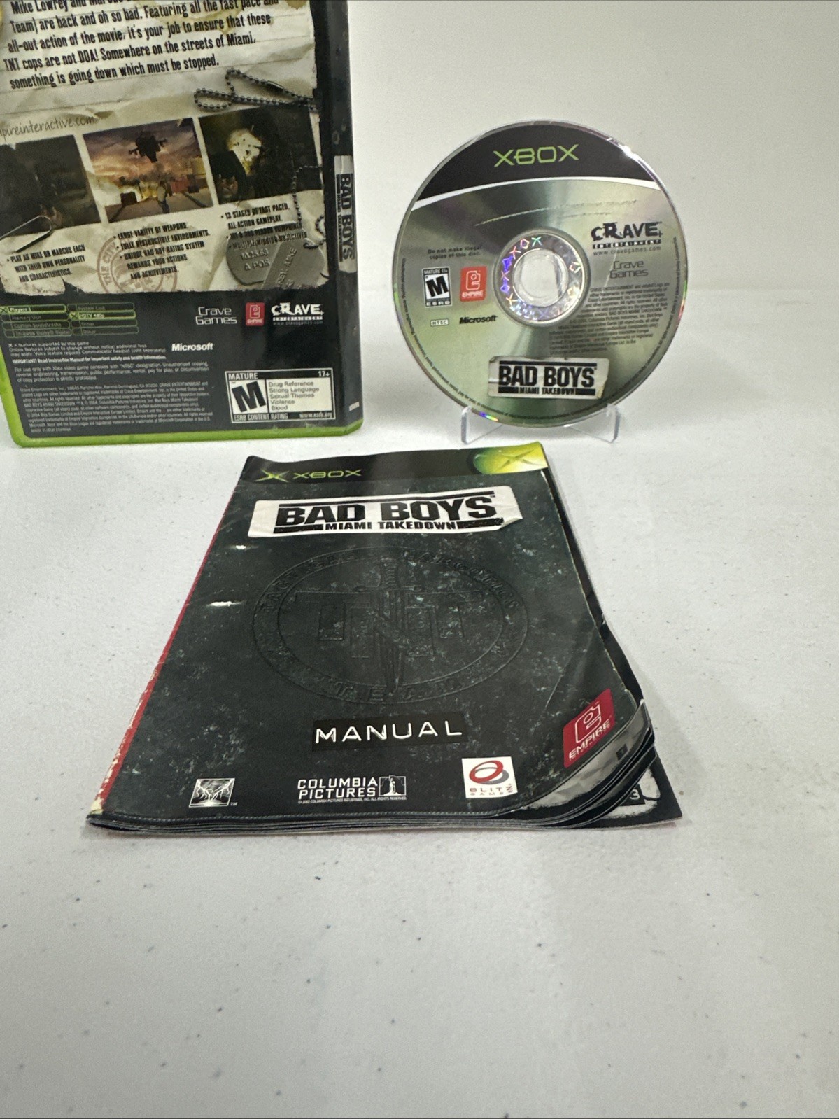 Bad Boys: Miami Takedown (Microsoft Xbox, 2004) Complete