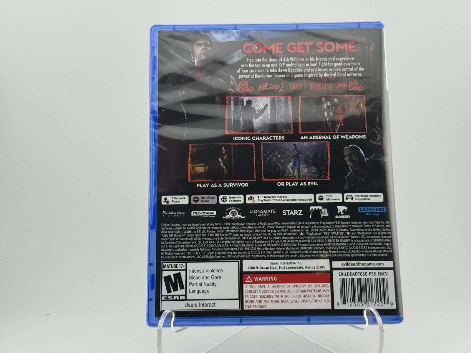 Saber Interactive Evil Dead: The Game PS5 Action Adventure M 2022 NTSC Online