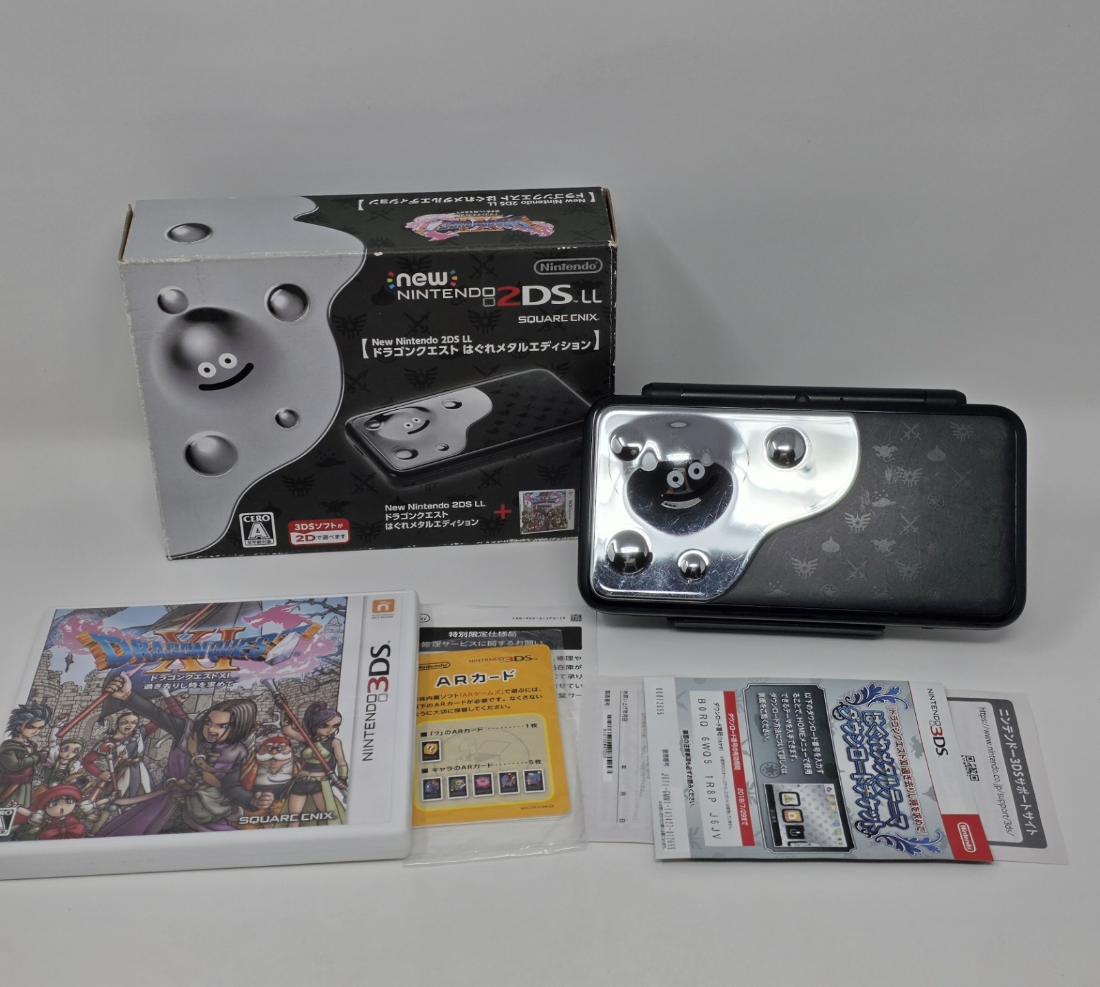 🎮 New Nintendo 2DS LL / XL Dragon Quest Metallic Slime Limited Edition Console