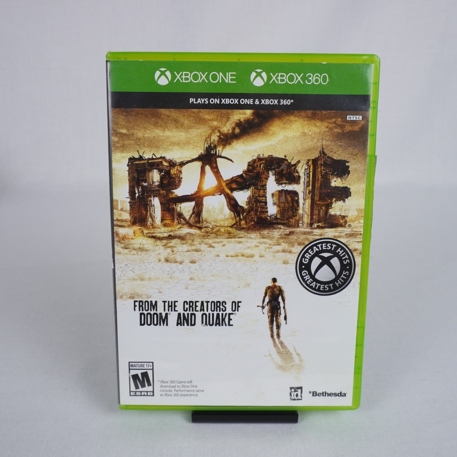 RAGE XBOX ONE & XBOX 360 CIB Tested