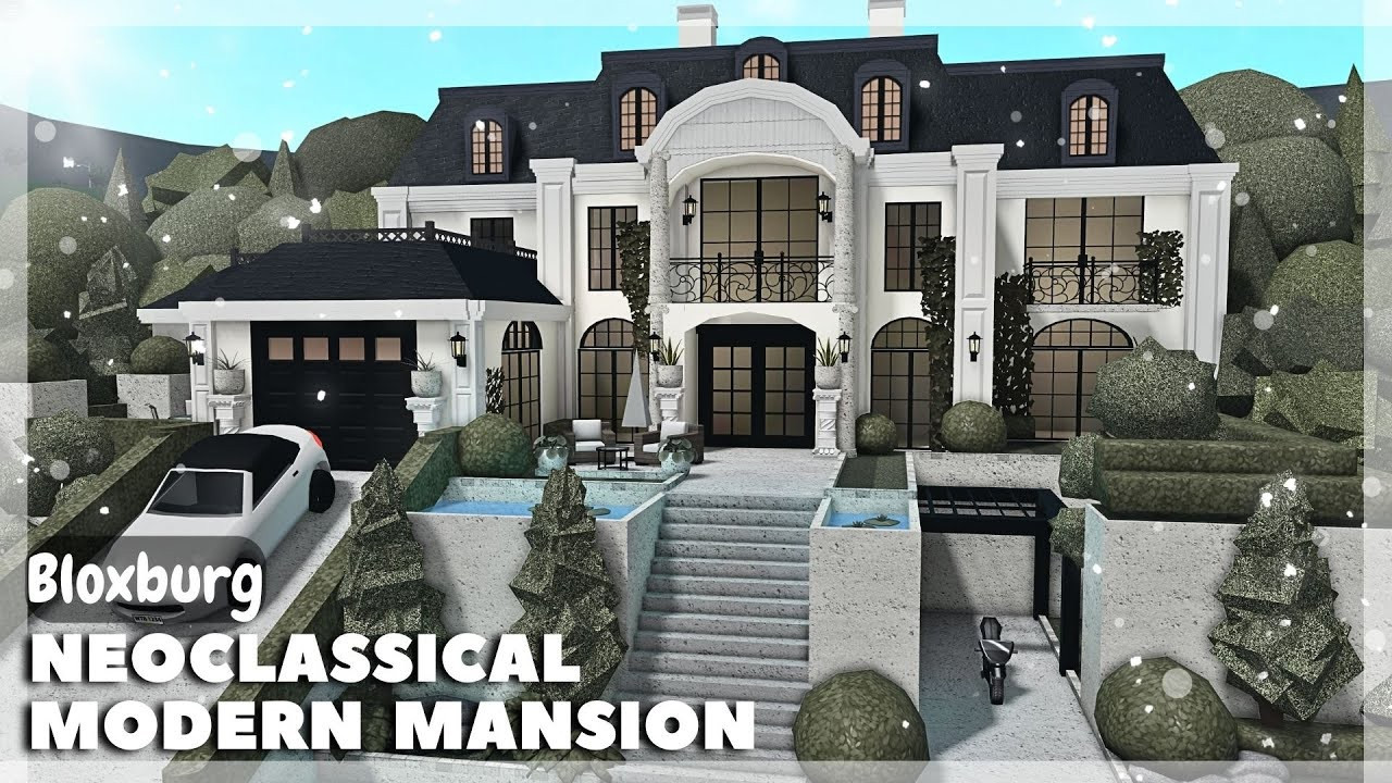 MODERN LUXURY MANSION BLOXBURG.CHECK DESCRIP.FAST BUILDER FOR AFFORDABLE PRICE