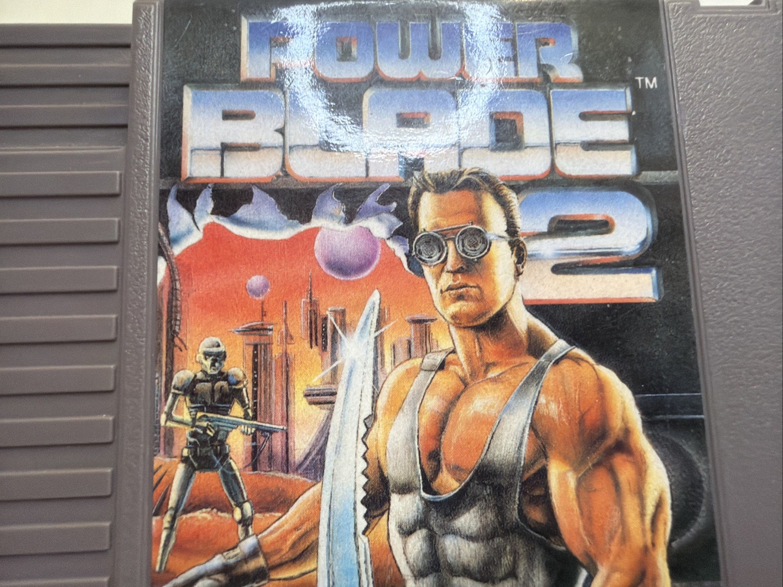 Power Blade 2 Nintendo NES +Collector Case Tested Authentic Ex Cond