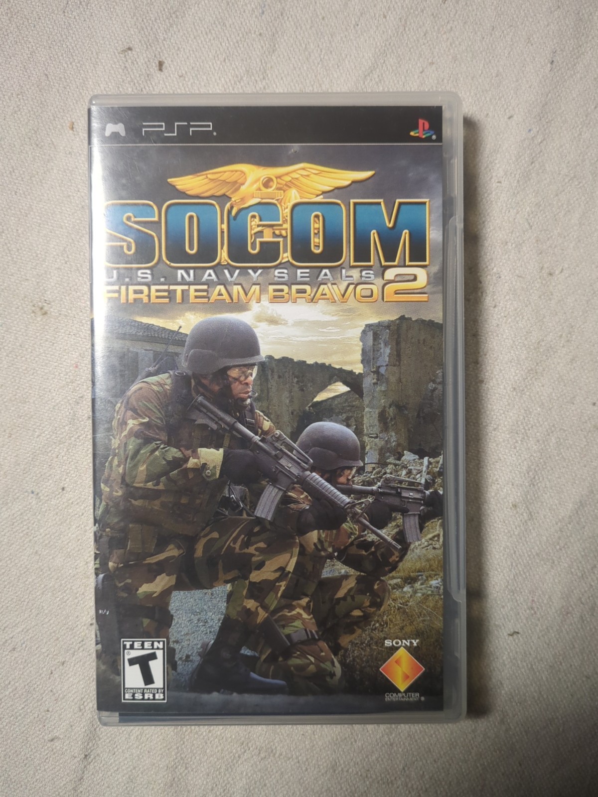 SOCOM: U.S. Navy SEALs — Fireteam Bravo 2 (Sony PSP, 2006). CIB. Tested