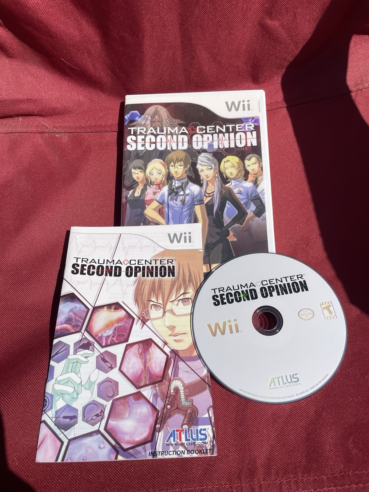 Trauma Center Second Opinion Nintendo Wii 2006 Video Game Medical Complete CIB