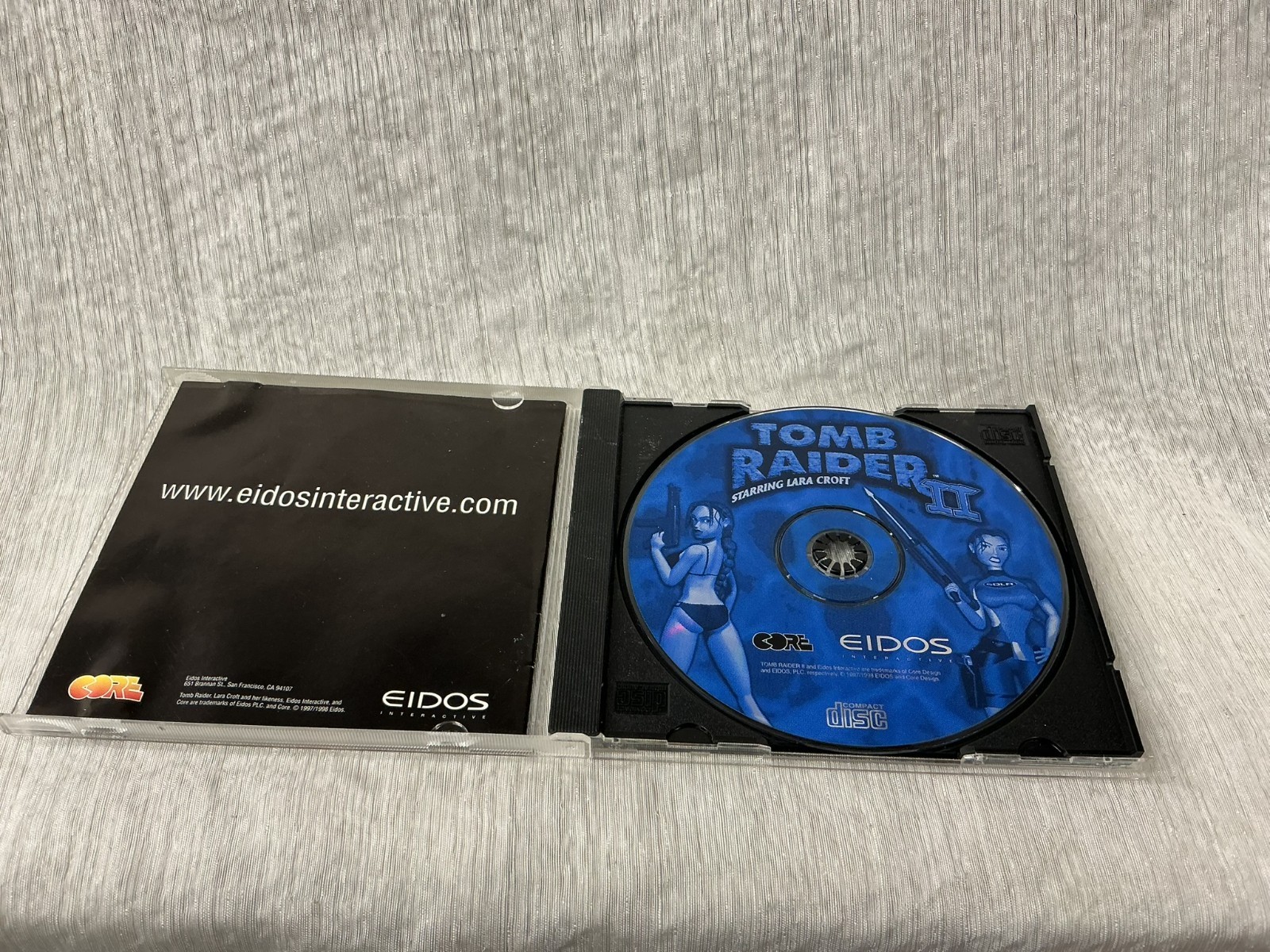 Tomb Raider II (2) Starring Lara Croft (PC) CD – Tested Working – Eidos