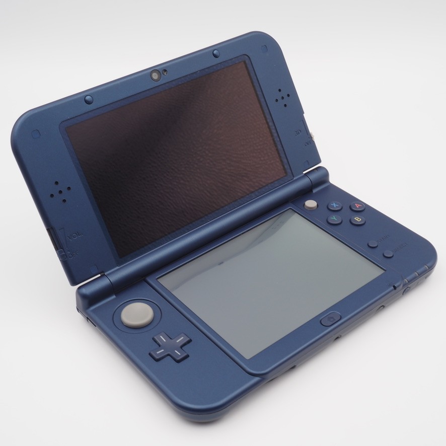 [EXC] New Nintendo 3DS XL LL Metallic Blue Console Tested w/Box
