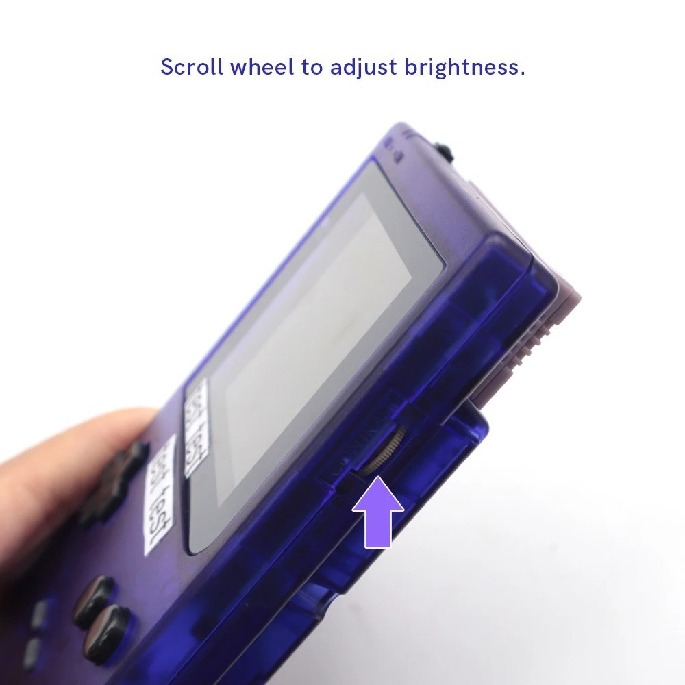 Game Boy Pocket IPS Kit w/ Illuminated Logo + Shell & USB-C LiPo Battery Gameboy