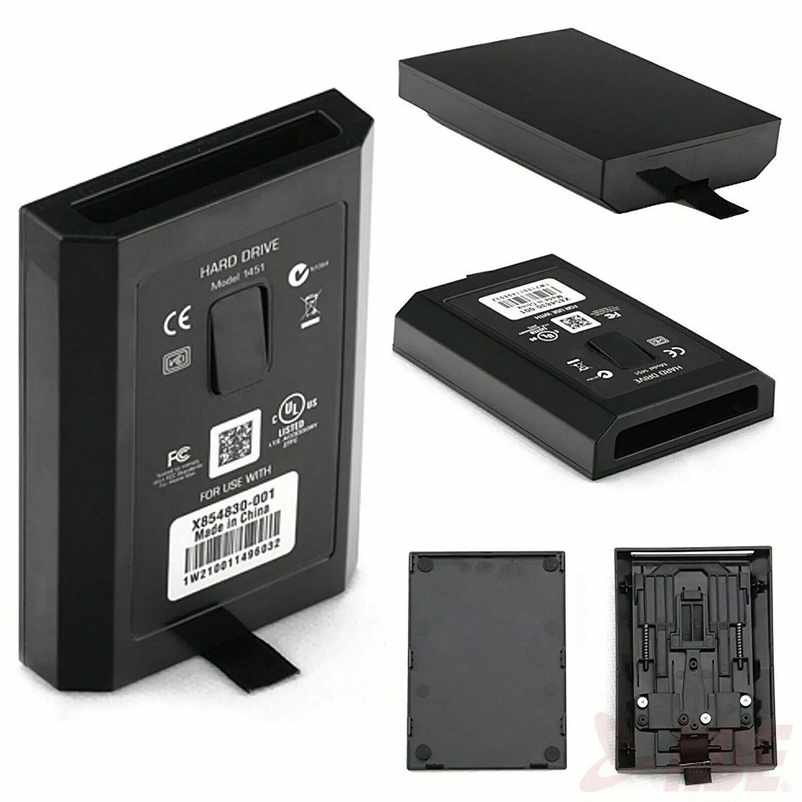 For Xbox 360 Slim Console 1x Case Hard Drive Enclosure Replacement Case Shell