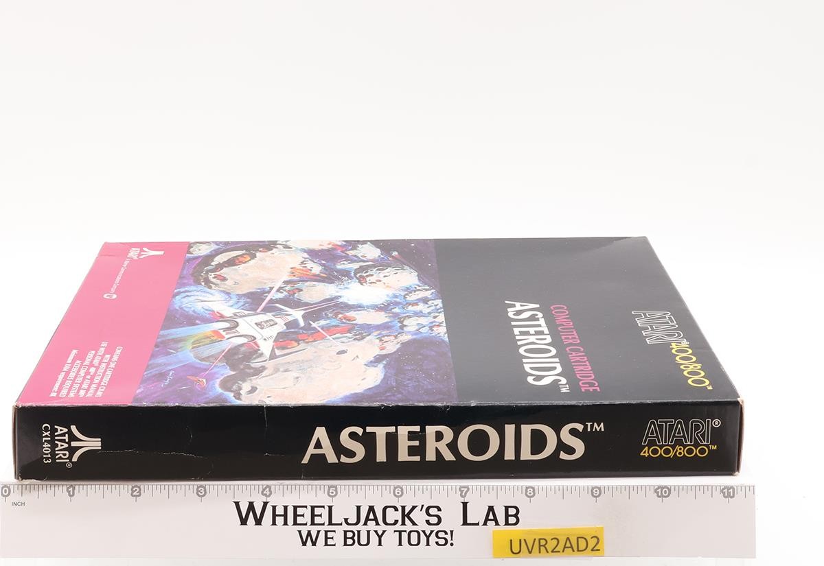 Asteroids Computer Program ATARI 400/800 1981 Vintage Game Cartridge