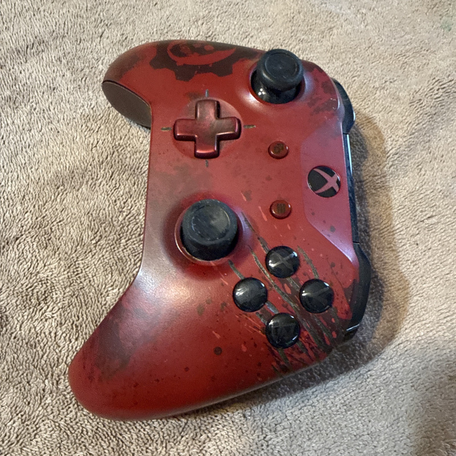 Gears of War 4 Crimson Omen Limited Edition Controller Xbox One Authentic
