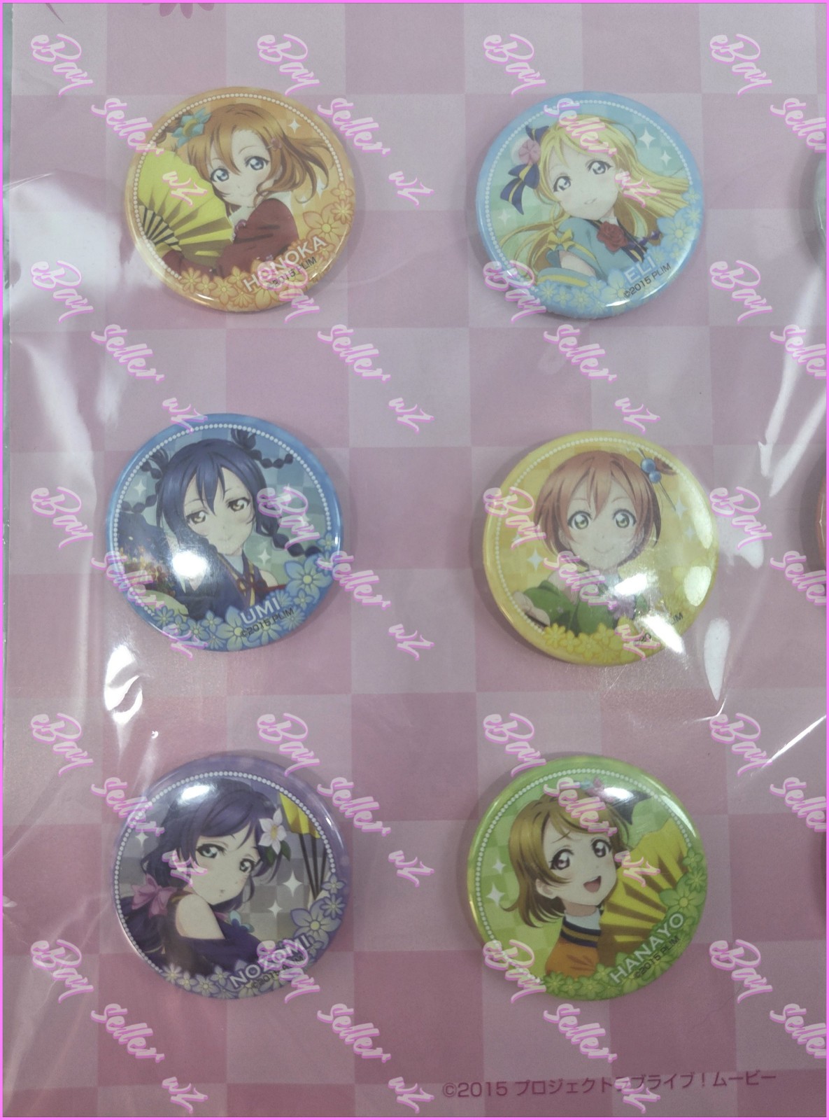 Angelic Angel Love Live Movie Theater Limited Can Badge Set of 9 Muse μ’s