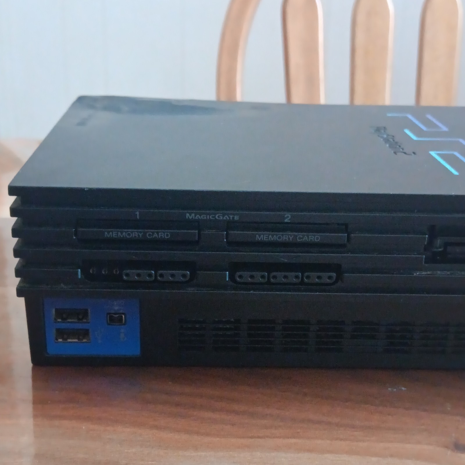 Sony PlayStation 2 PS2 Home Console Black Launch Model. Read Description