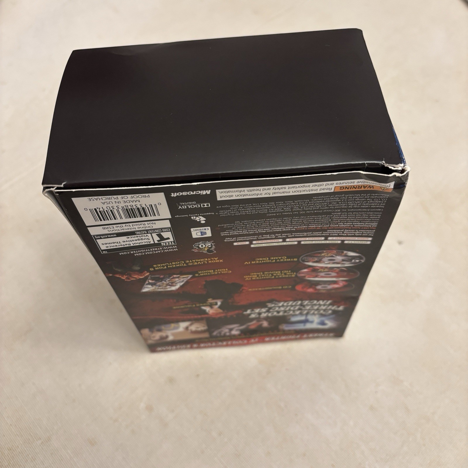 Street Fighter 4 Xbox 360 Collector’s Edition NO GAME NO FIGURE BONUS DISC ONLY!