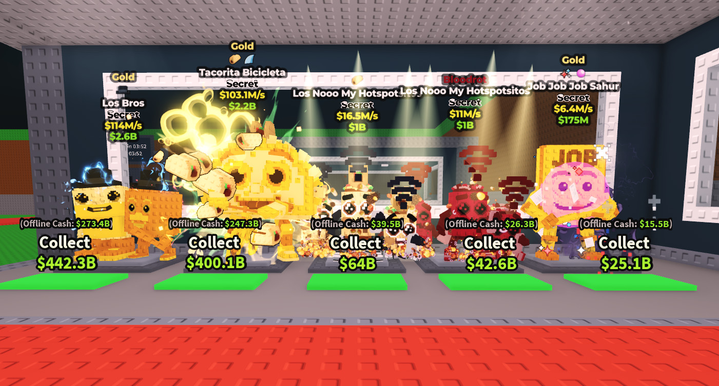 Roblox | Steal A Brainrot | Gold Diamond Rainbow Galaxy | Cheap – Fast – Safe ✅