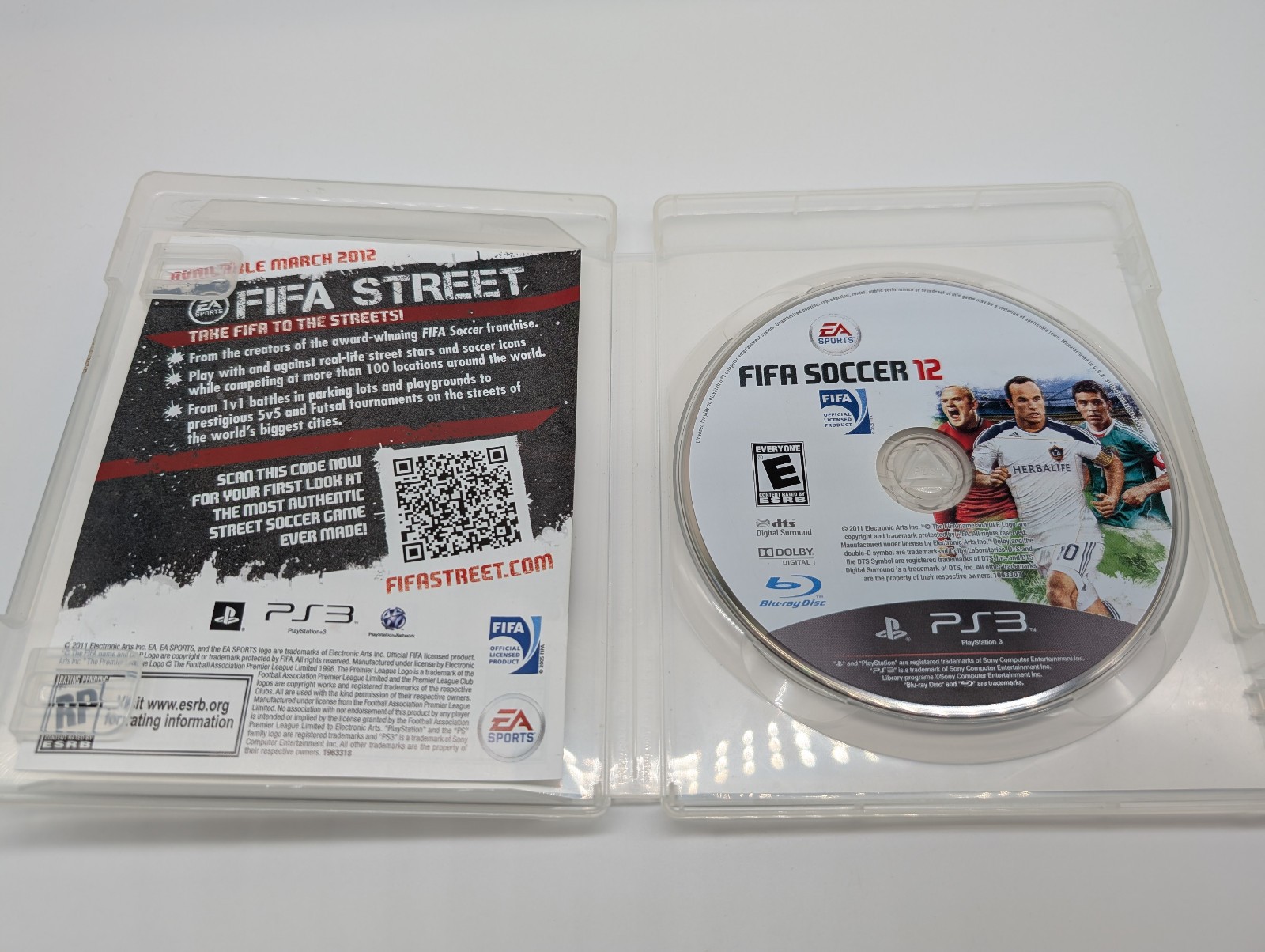 FIFA Soccer 12 (PlayStation 3) PS3 GOOD, NO MANUAL, MAIL IT TOMORROW!