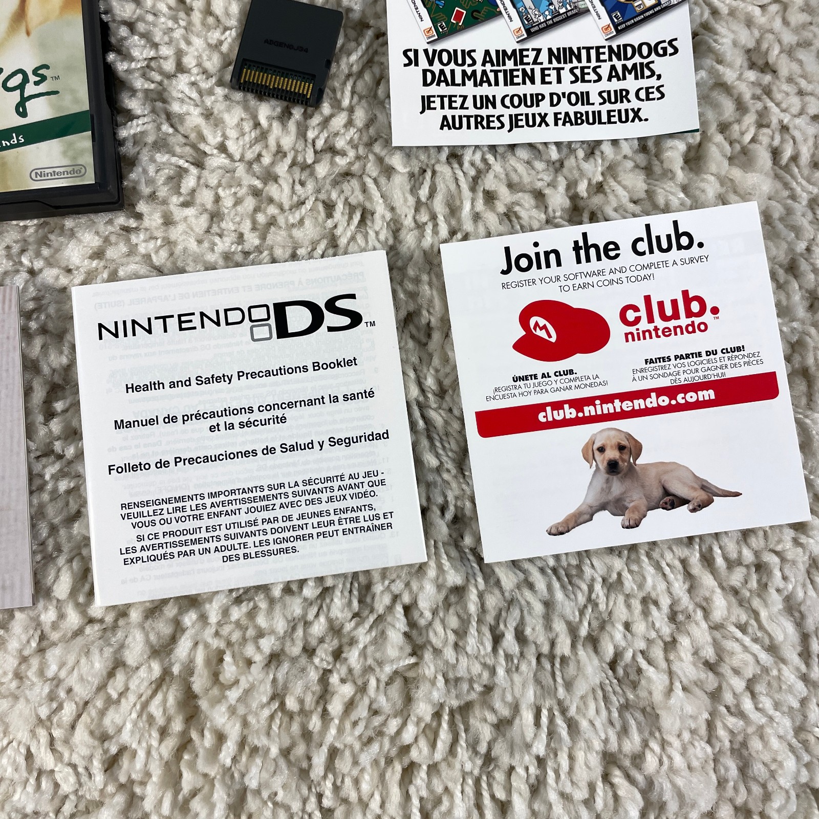 Nintendogs: Lab & Friends (Nintendo DS, 2005) Complete CIB Tested