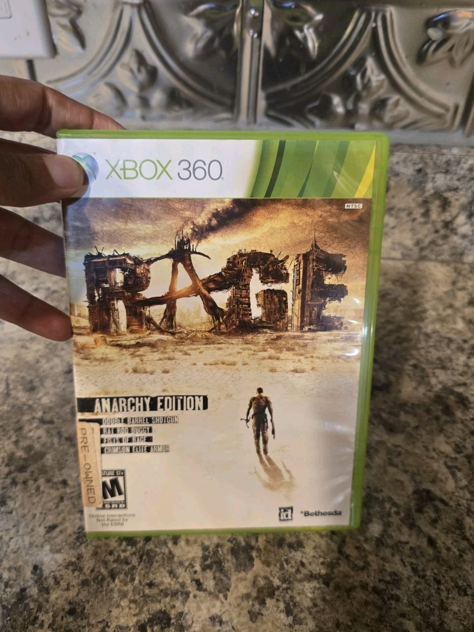 Rage (Microsoft Xbox 360, 2011, 3-Discs) Anarchy Edition – Includes Manual