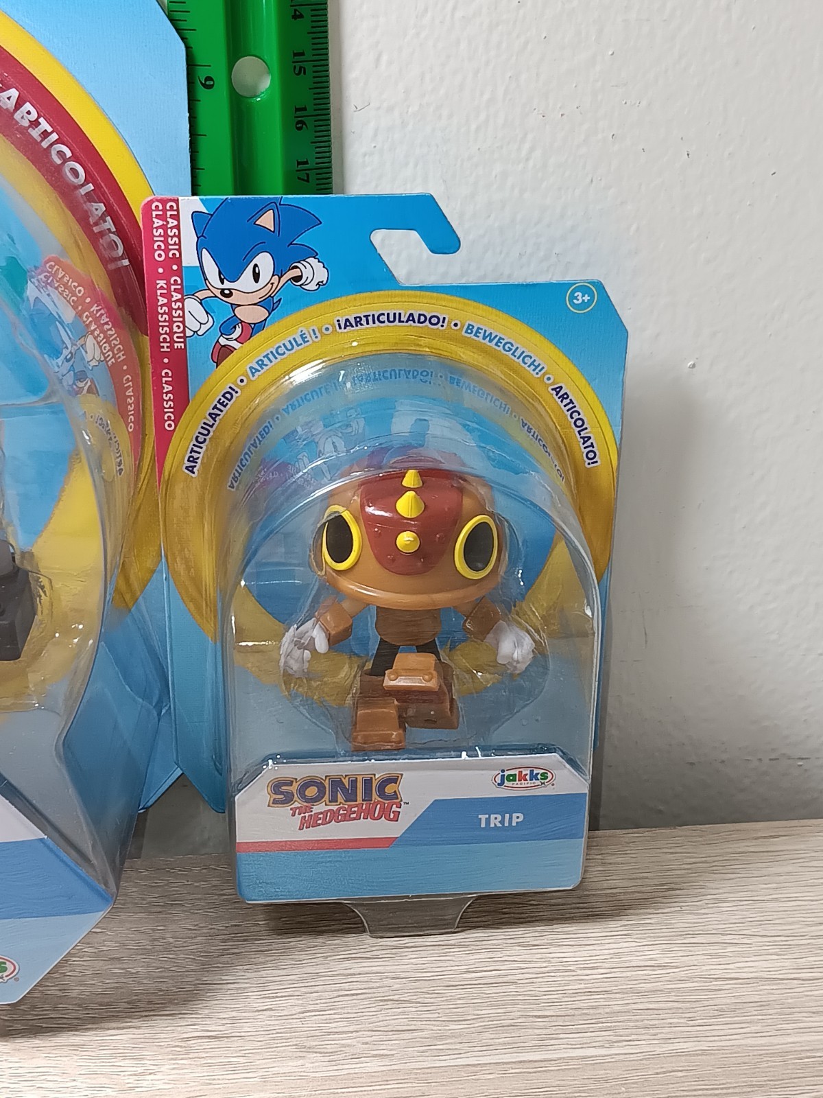 *FREE SHIP* 2.5″ CLASSIC TRIP Sonic the Hedgehog Jakks Pacific SEGA