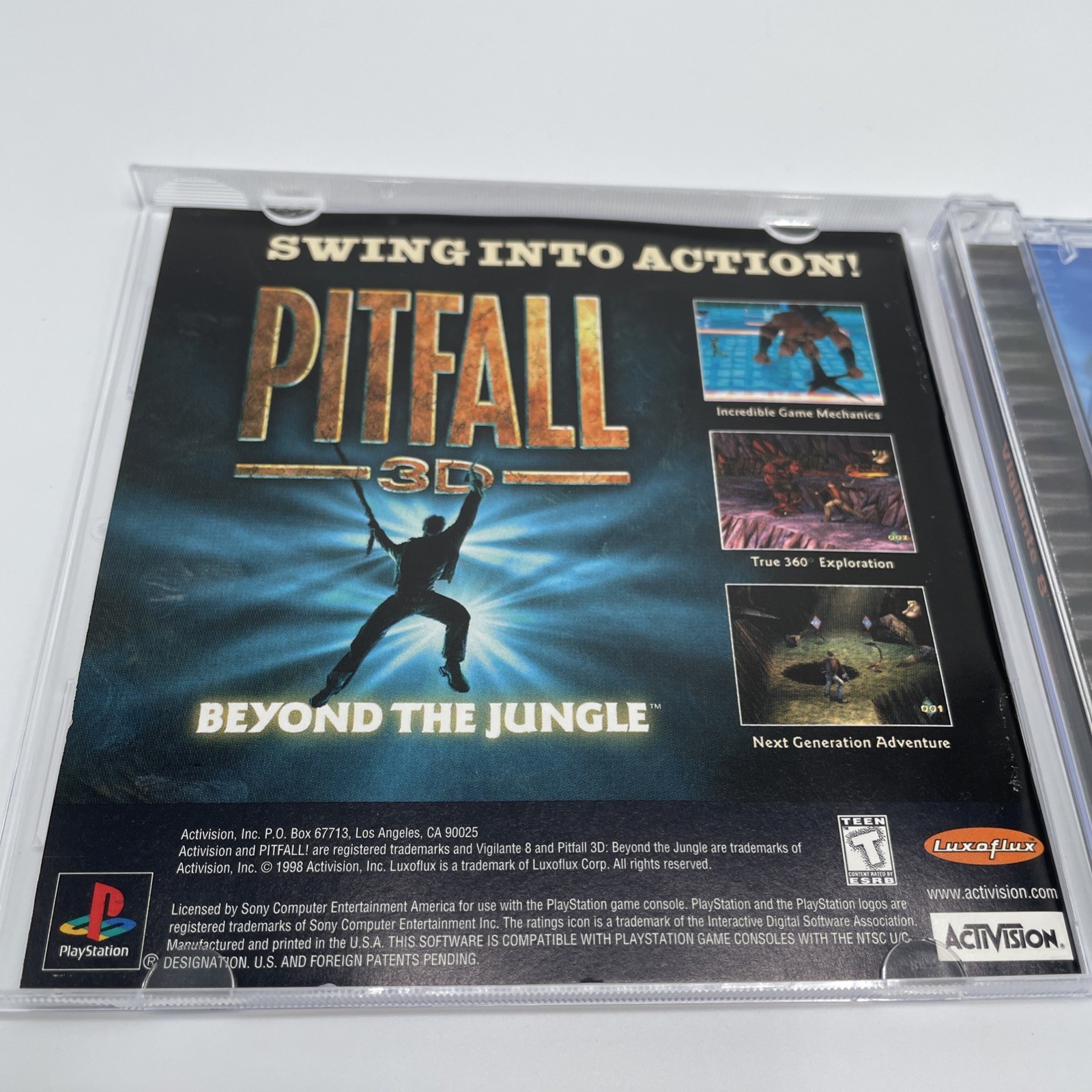 Vigilante 8 PS1 PlayStation 1 Complete CIB + Registration Card Black Label