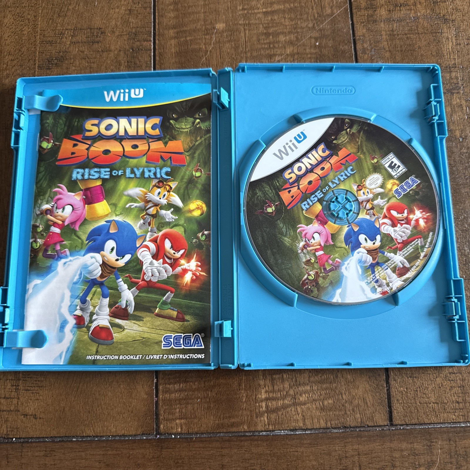 Sonic Boom: Rise of Lyric (Nintendo Wii U, 2014) Complete W/ Manual CIB – Tested