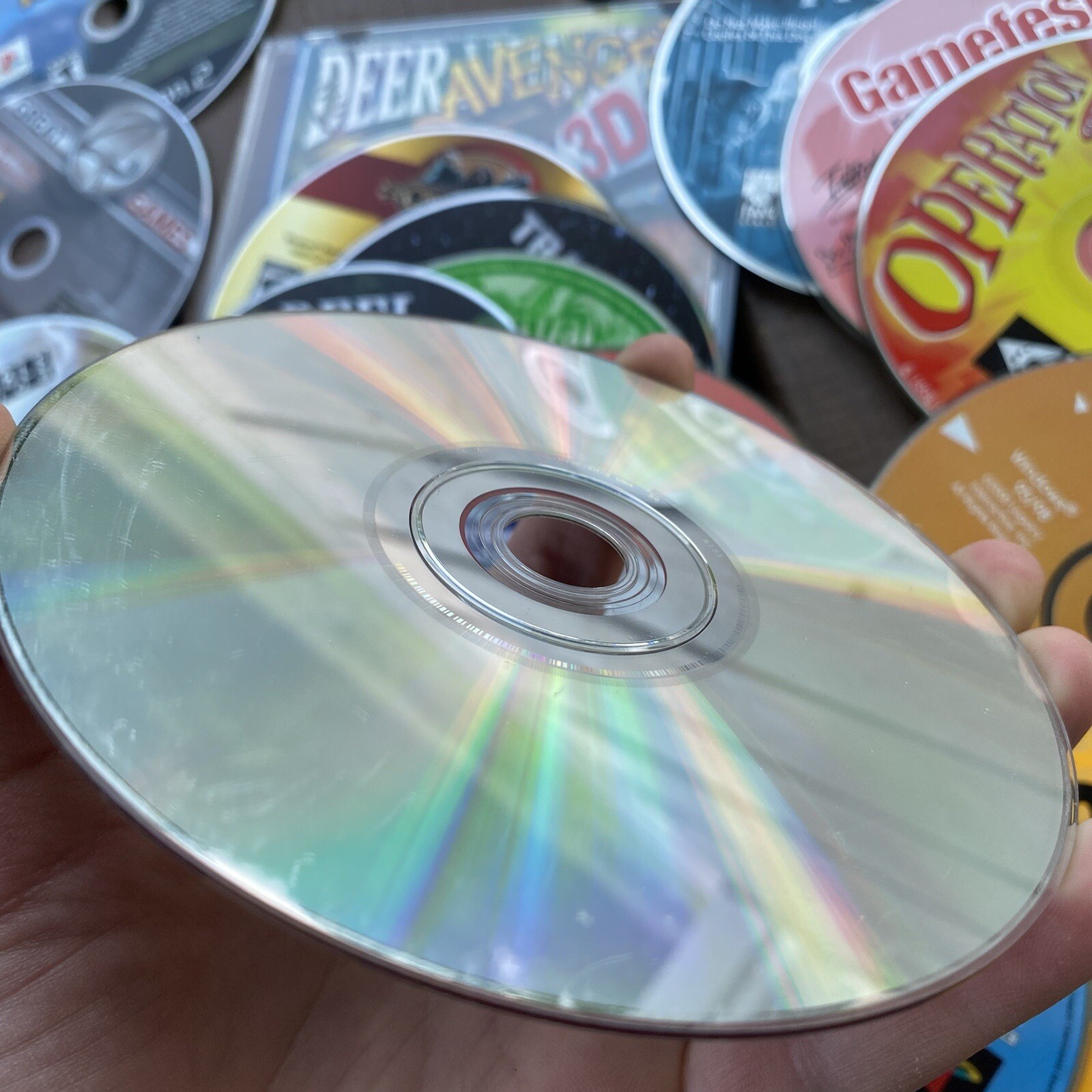 Lot of 21 Assorted Vintage PC Video Games CD PS2 Discs Only *Many Have Scratches