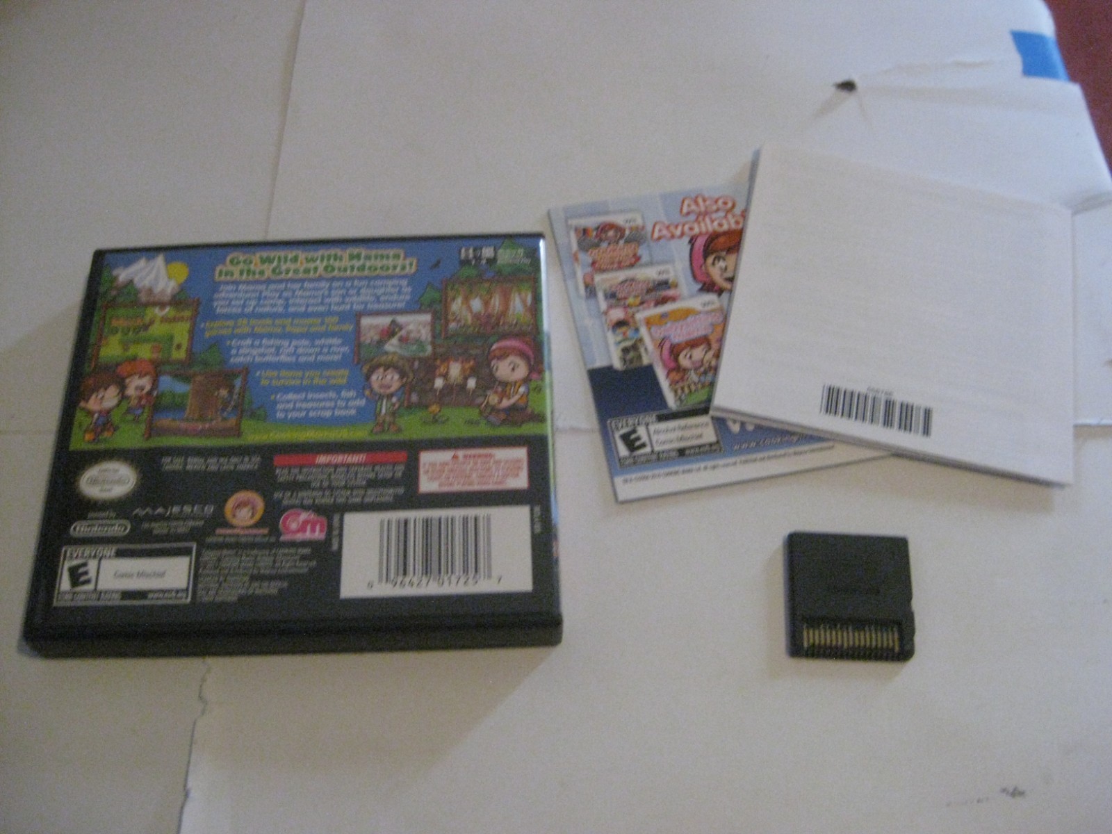 Camping Mama Outdoor Adventures – Nintendo DS, Light Water Damage to Case Art