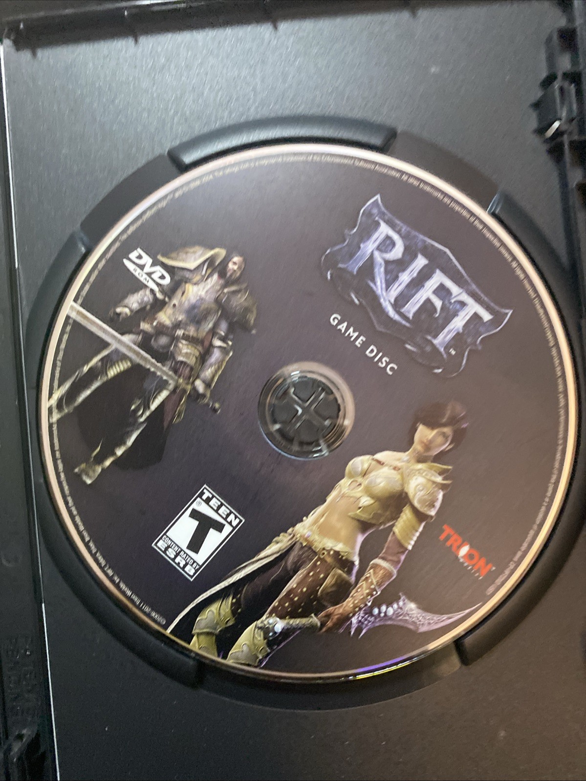 Rift PC DVD-ROM Video Game 2011 Software with Poster Trion role playing CIB