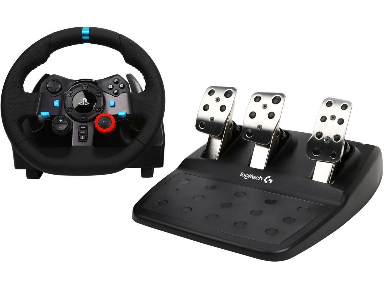 Logitech G29 Driving Force Racing Wheel with Pedals – For PS4 PS3 and PC