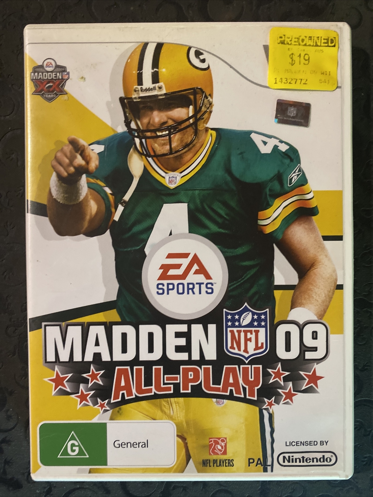 Madden NFL 09 All Play – Nintendo Wii Game EA Sports Football Grid Iron SCRATCH!