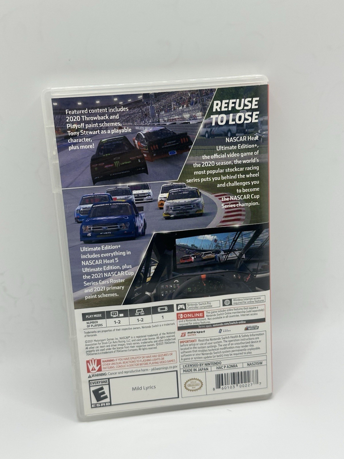 NASCAR Heat: Ultimate Edition CIB (Nintendo Switch, 2021) Authentic Tested