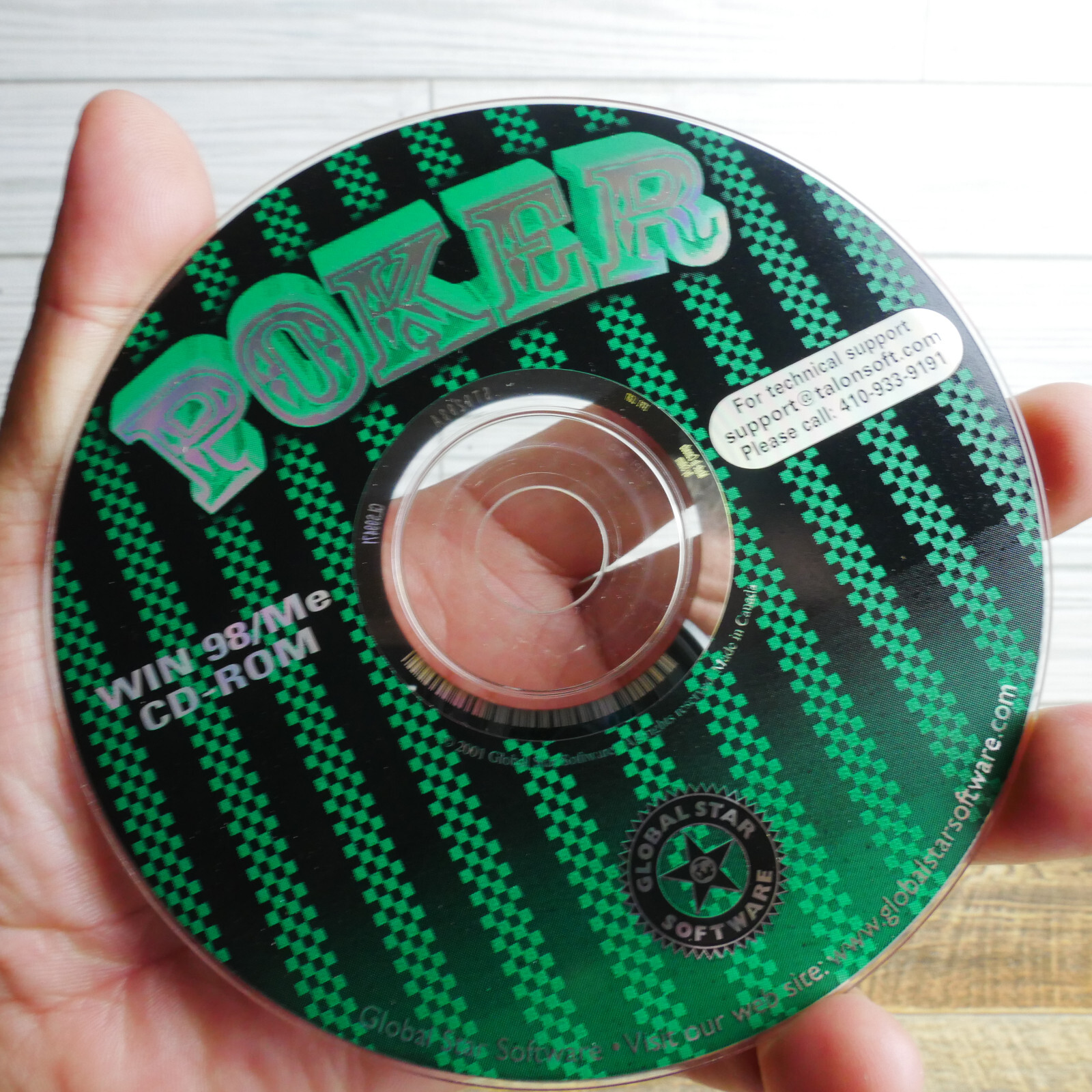 Poker Global Star Software Casino/Card Games Win 98/Me CD-ROM