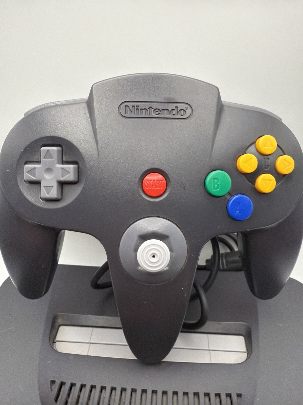 Nintendo 64 N64 Console Bundle with Expansion Pak OEM Black Controller & Hookups