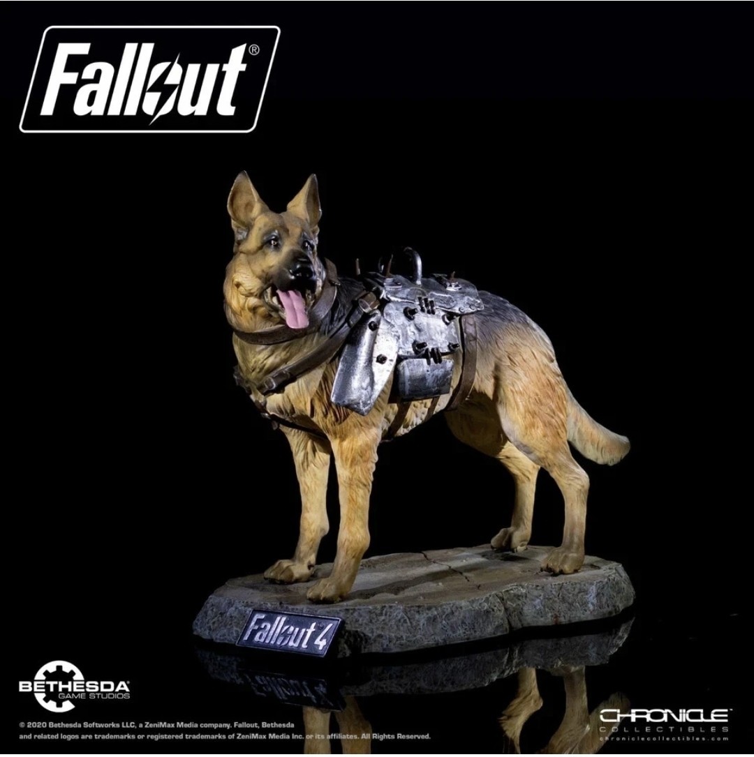 Thinkgeek Exclusive Bethesda Fallout Dogmeat Statue New