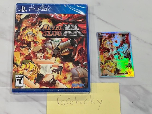 Metal Slug XX (PS4 Playstation 4) NEW SEALED W/CARD, MINT, LIMITED RUN GAMES!