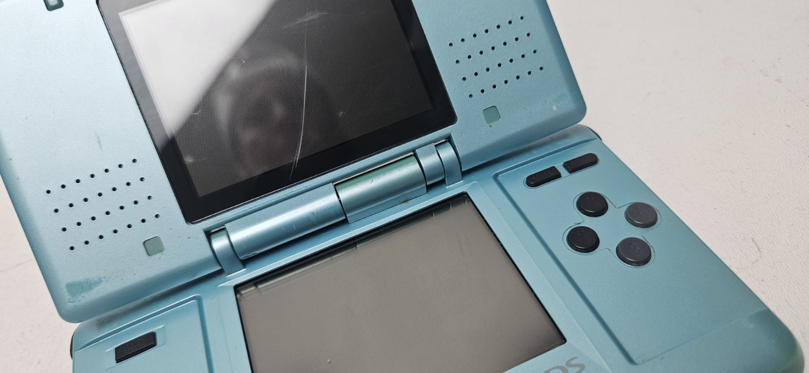 Nintendo DS Original “Fat” Turqoise Blue Works READ DESCRIPTION
