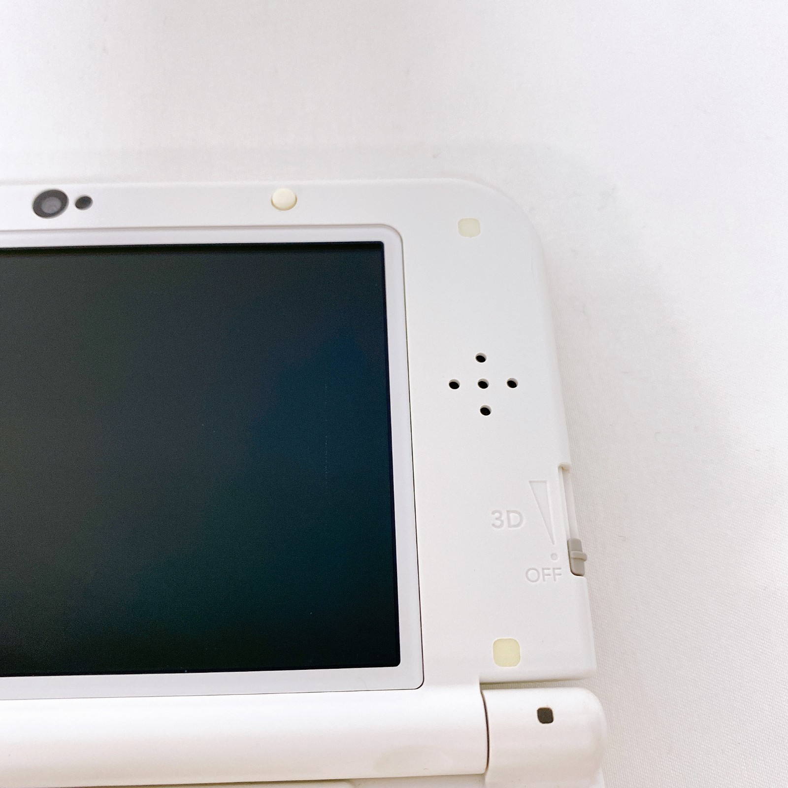 【Dual IPS】New Nintendo 3DS XL LL Pearl White Stylus Console Japan Tested Rank S