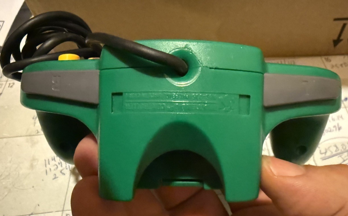 OEM Nintendo 64 N64 Green Controller NEW STICK (READ DESCRIPTION)