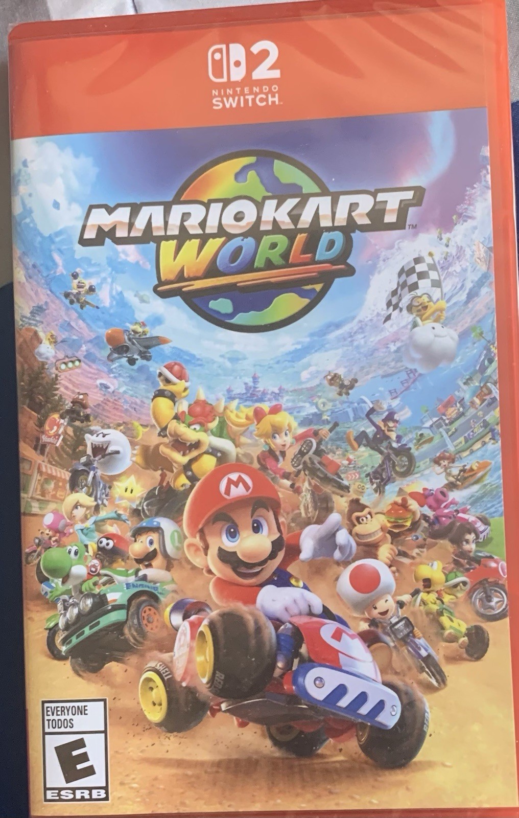 Nintendo Switch 2 Console System Brand New Mario Kart World Game Joy-con Wheel