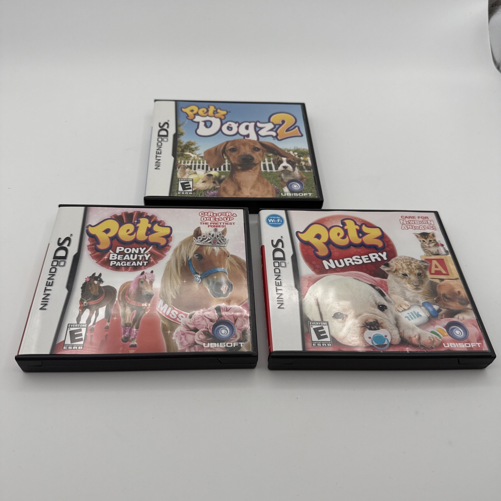 Lot 3 Nintendo DS Games Petz
