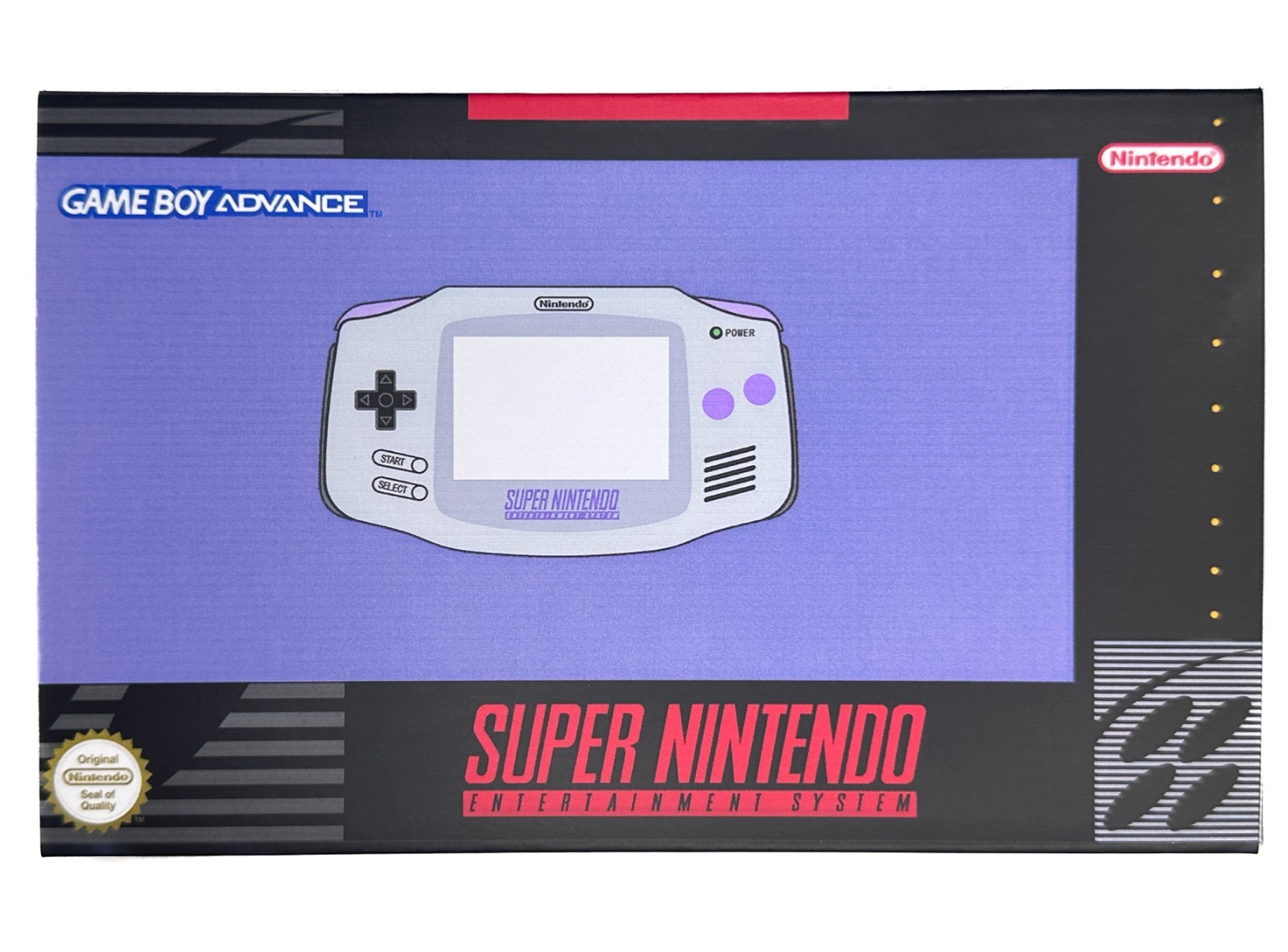 Nintendo Game Boy Advance GBA 3.0 IPS Console UV SNES USB-C Battery