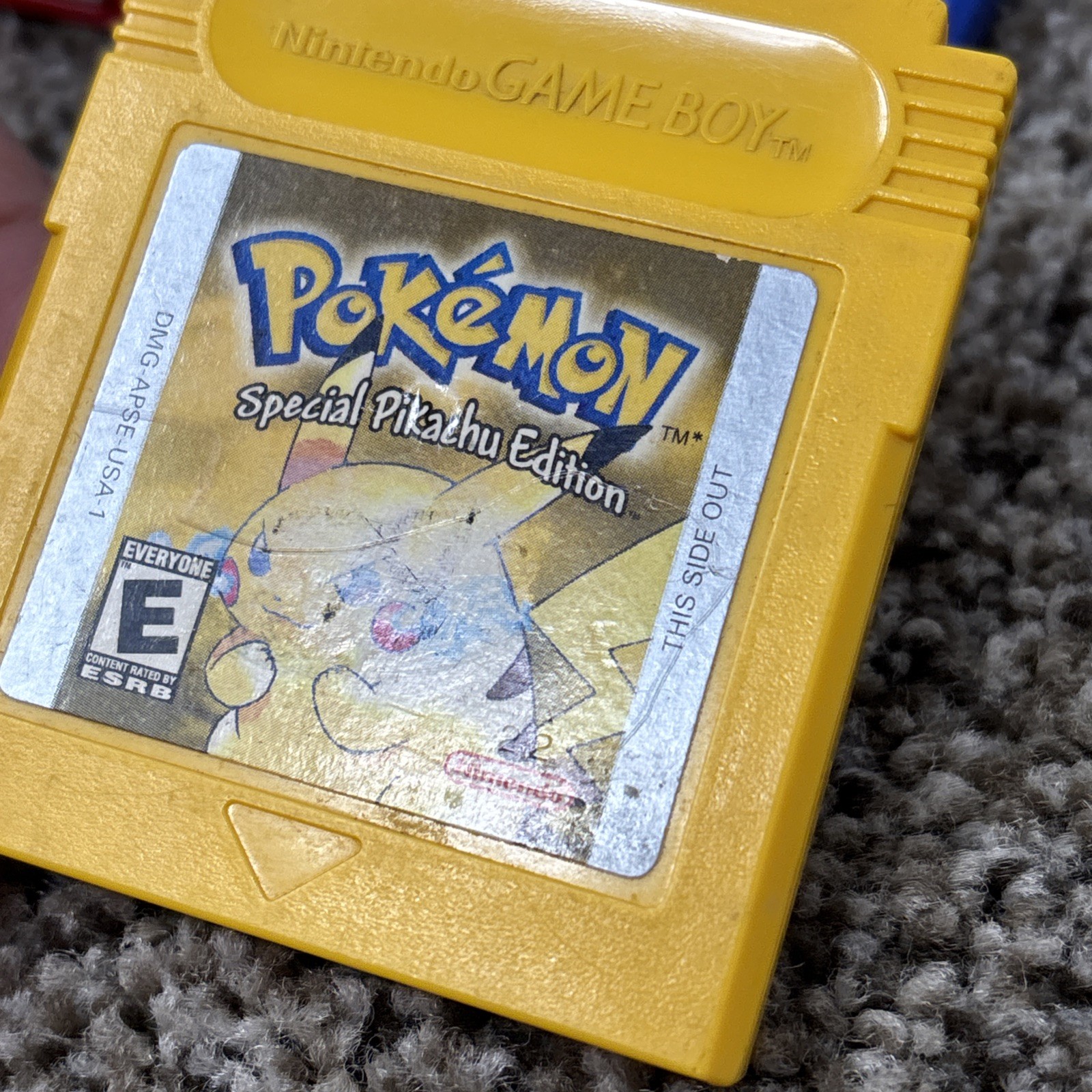 Pokemon Blue Red Yellow Gameboy Game Boy Authentic NEW BATTERY