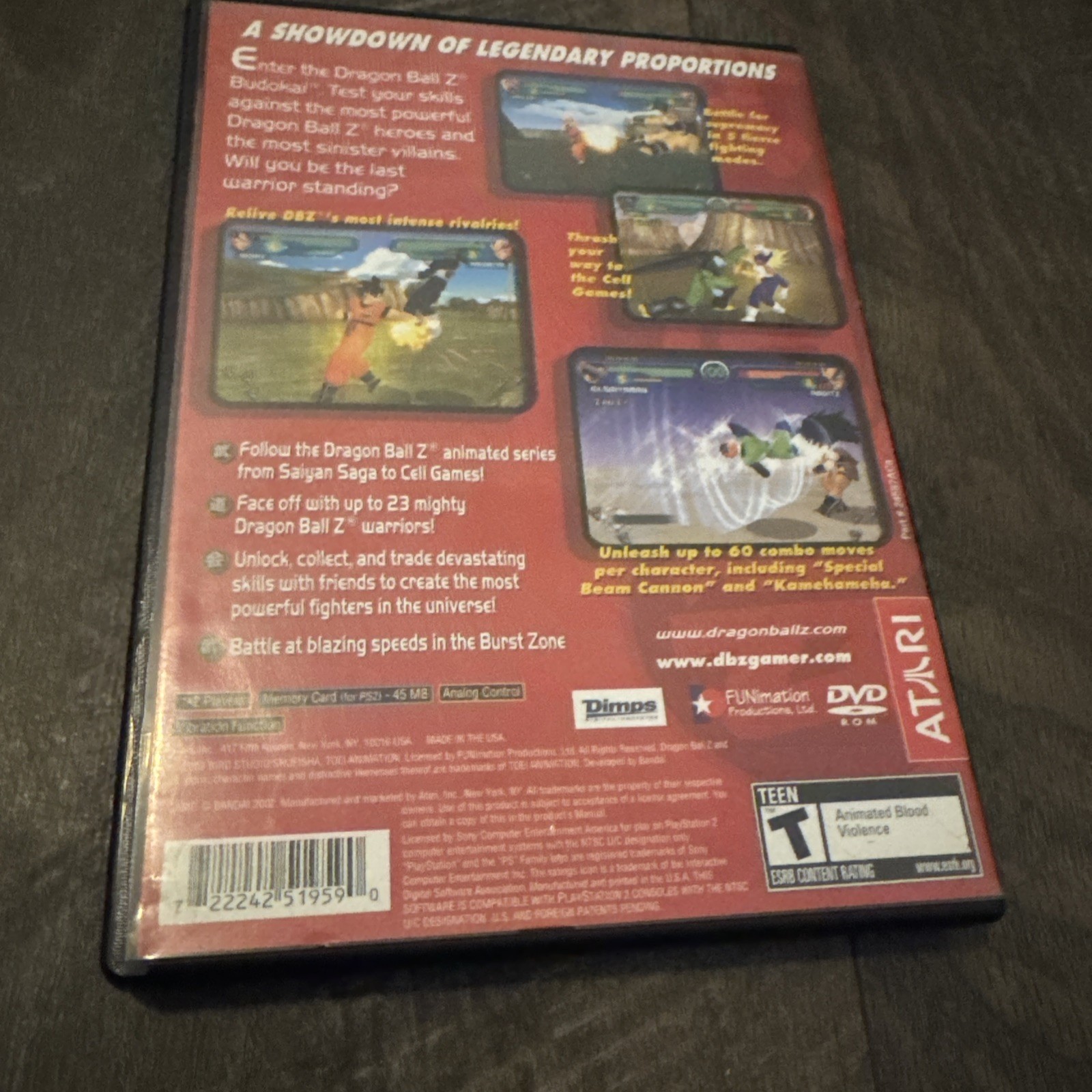 Dragon Ball Z: Budokai (Sony PlayStation 2)