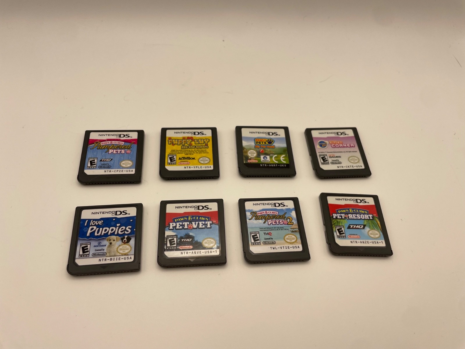 8 Nintendo DS pet related games, girly games, bulk lot